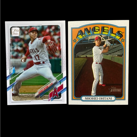 Shohei Ohtani Topps Baseball Cards lot of 8 - Picture 4 of 7